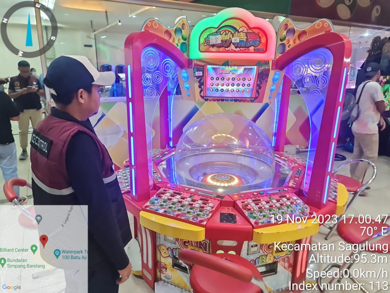 Barelang 警方与 Satpol PP 检查巴淡市赌场的营业时间和赌博元素