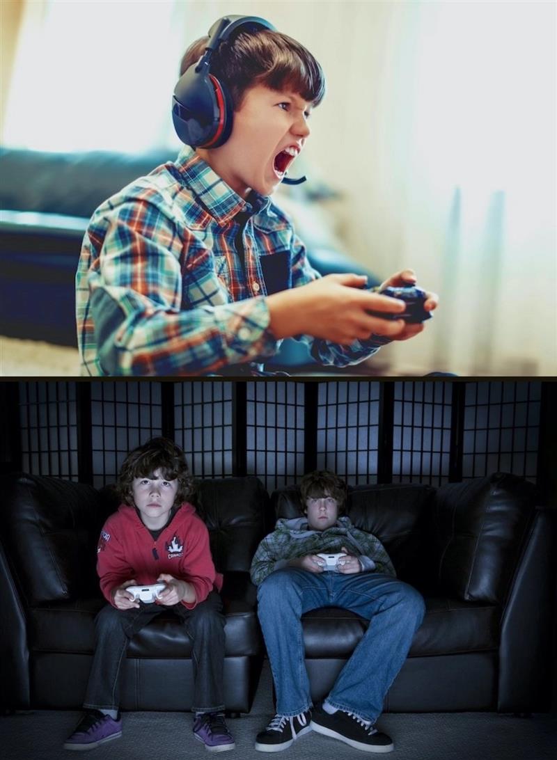 儿童和青少年的电子游戏成瘾。